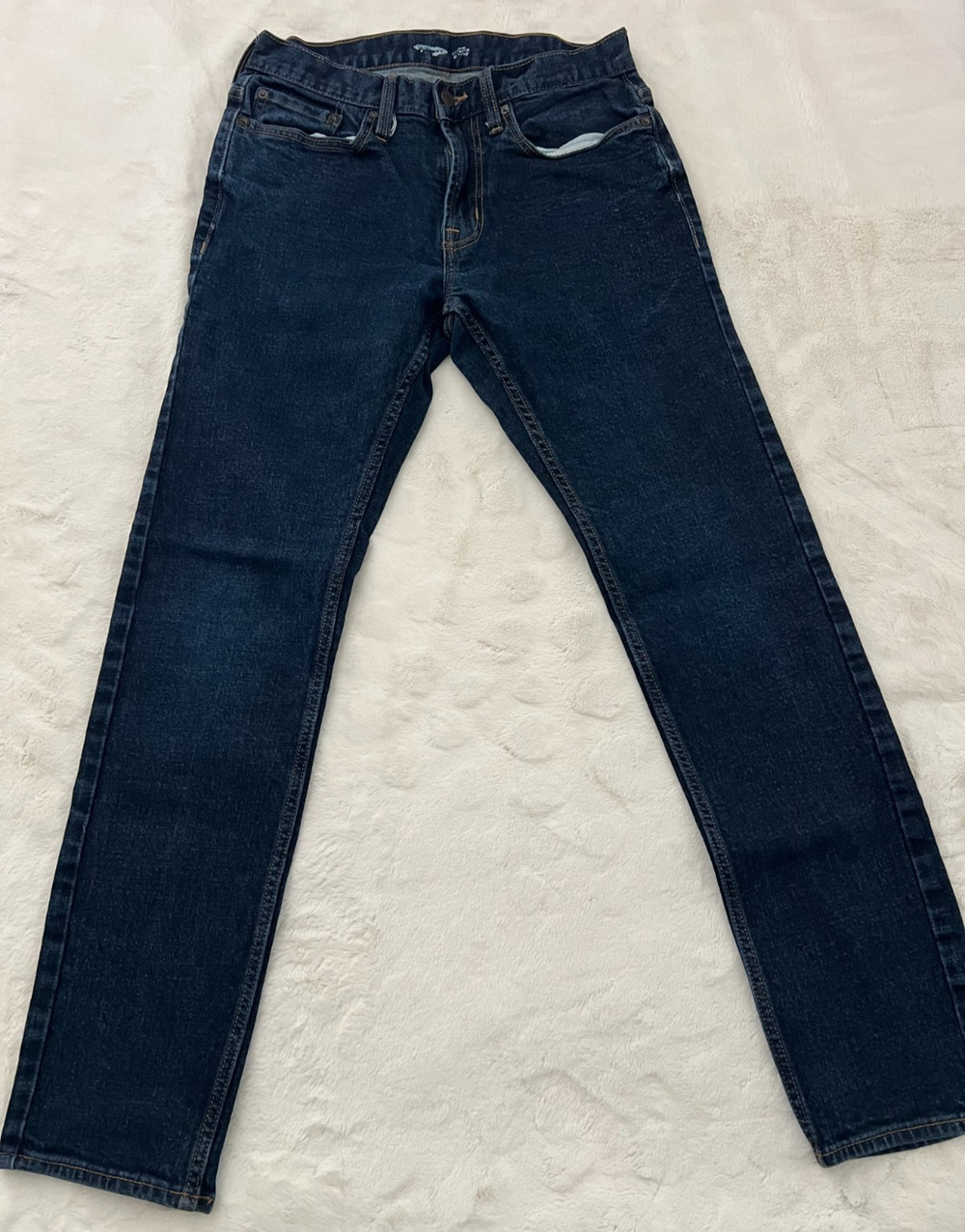 Old Navy Mens 30x32 Slim Fit Dark Wash Blue Stretch Denim Jeans